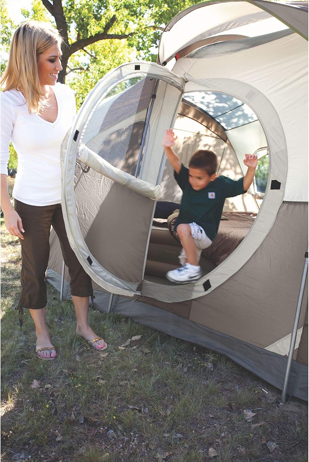 Coleman WeatherMaster Tent with Screened Porch, Weatherproof 6-Person Tent with Screen Room, Rainfly & Carry Bag Included - Image 9